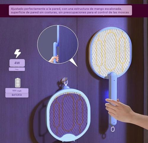 Vista 4 de Raqueta Plegable Mata Zancudos Recargabl